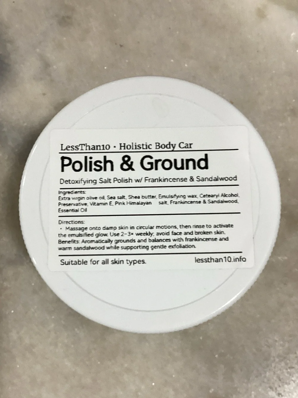 Polish & Ground Salt Scrub